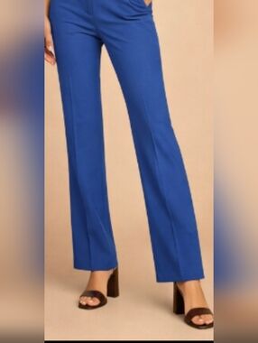 The Limited Navy Blue Straight Leg Dress Pants